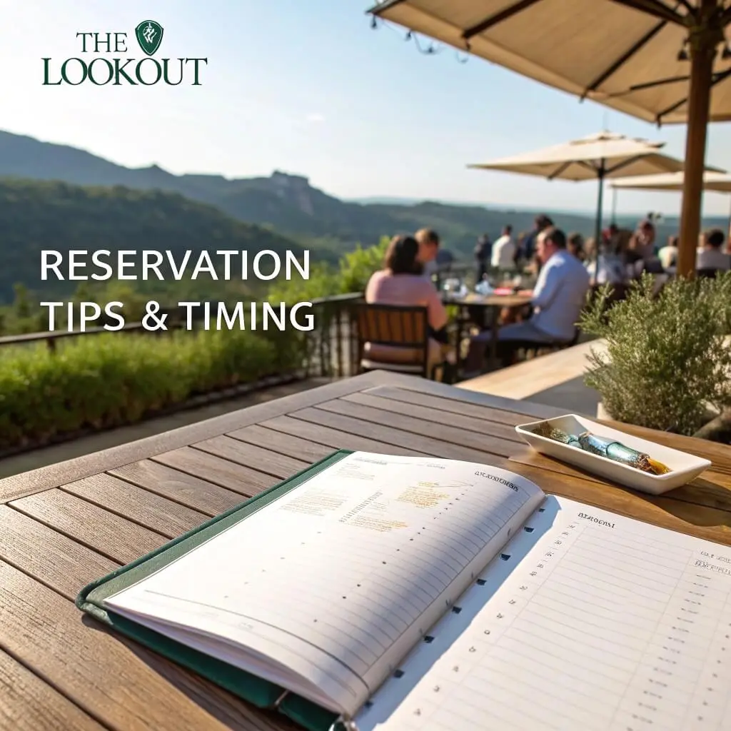 Planning Your Perfect Evening at The Lookout: Reservation Tips & Timing